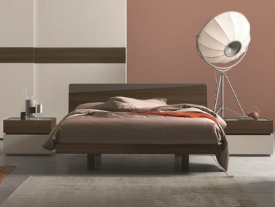 CHARLIE - Oak double bed _ Tomasella