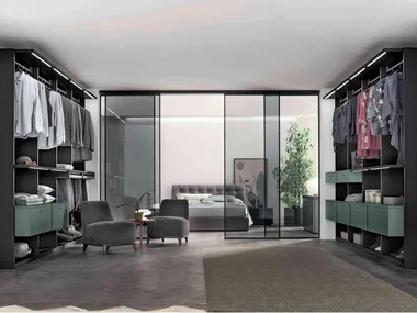 DOXA - Sectional wooden walk-in wardrobe _ Tomasella