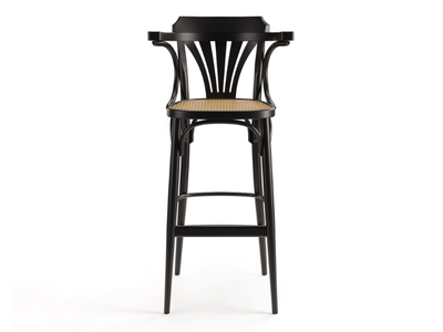 135 - High stool with armrests with back _ TON