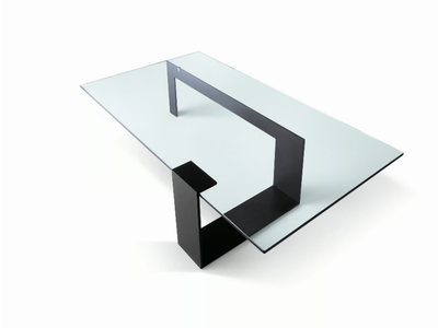 PLINSKY - Glass coffee table _ Tonelli Design