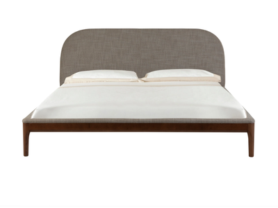 BERNINI - Fabric double bed with upholstered headboard _ Tonin Casa