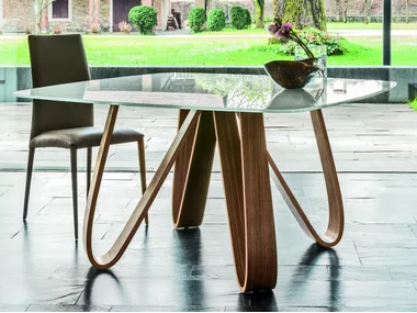 BUTTERFLY - Glass table _ Tonin Casa