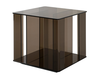 DEDALO - Low square glass coffee table _ Tonin Casa