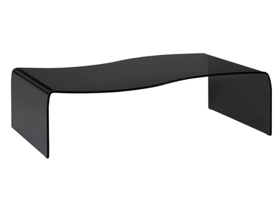 FLOW - Low rectangular glass coffee table _ Tonin Casa
