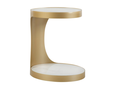 MODÌ - Round steel side table _ Tonin Casa