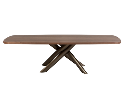 STYLE - Rectangular walnut table _ Tonin Casa