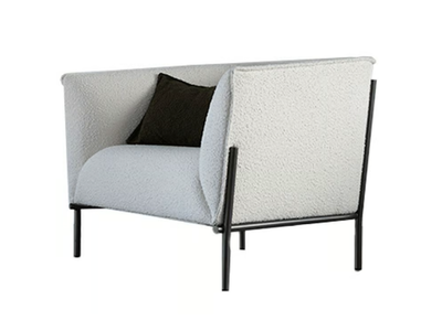 ARIA - Fabric armchair with armrests _ Tonon