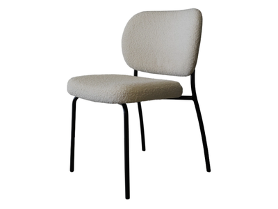 ELI - Upholstered fabric chair open back _ Tonon