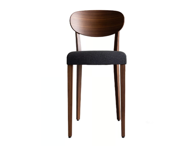 FRIENDLY - Upholstered wooden barstool _ Tonon