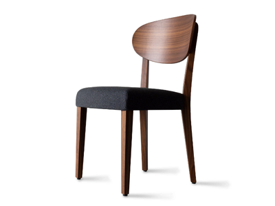 FRIENDLY - Upholstered wooden chair _ Tonon