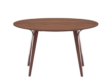 SALT & PEPPER 2 - Round wooden dining table _ Tonon