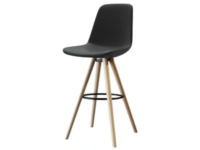 STEP SOFT TOUCH - High polyurethane stool with footrest _ Tonon