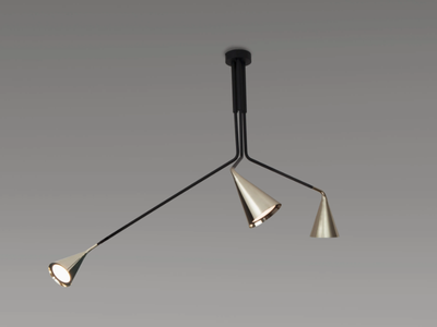 GORDON - Swivel metal pendant lamp _ Tooy
