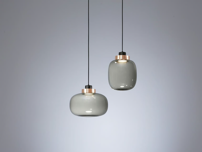 LEGIER - LED blown glass pendant lamp _ Tooy