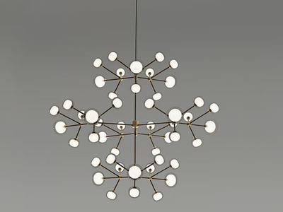 NABILA - Metal chandelier _ Tooy