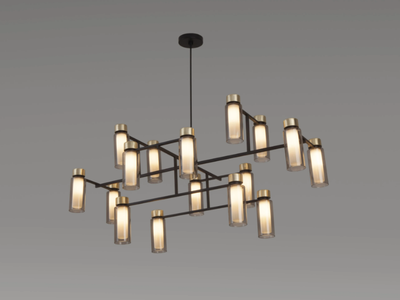OSMAN - Painted metal chandelier _ Tooy