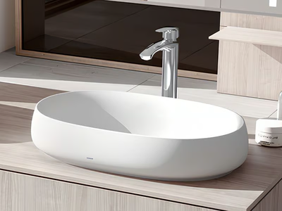 CE PJS05WEE#MW - Countertop oval galalato washbasin _ TOTO