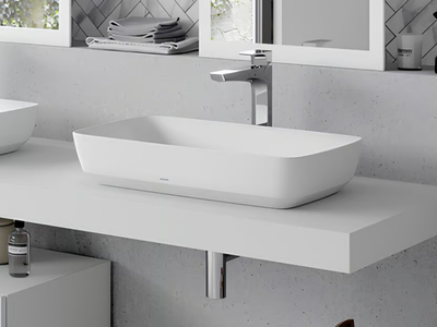 CE PJS06WEE#MW - Countertop rectangular galalato washbasin _ TOTO