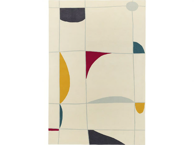 STABILE MULTI - Rectangular patterned wool rug _ Toulemonde Bochart