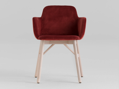BARDOT LE - Fabric chair with armrests _ TrabA'