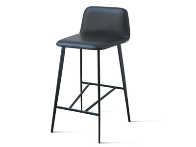 BARDOT MET - Leather barstool _ TrabA'
