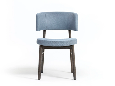 MARLEN - Upholstered fabric chair open back _ TrabA'