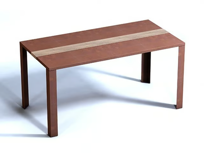 LINEAR - Corten™ table _ TrackDesign