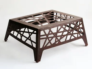 MIKADO - Low Corten™ garden stool _ TrackDesign
