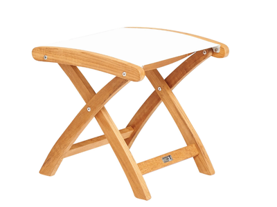 KATE - Teak garden footstool _ Traditional Teak