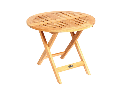 LILLY - Round teak garden table _ Traditional Teak