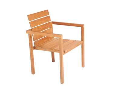 MAXIMA - Stackable teak garden chair _ Traditional Teak