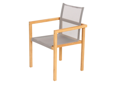 NOAH - Stackable teak garden chair _ Traditional Teak