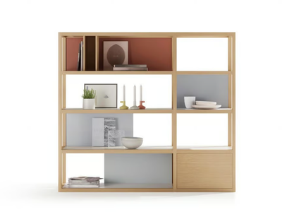KAI 46 - Freestanding wooden bookcase _ TREKU