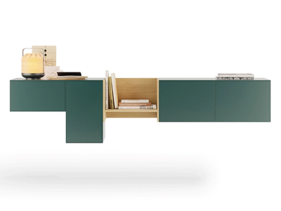LAUKI 131 - Suspended oak sideboard _ TREKU
