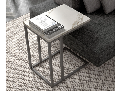SQUARE - Handmade rectangular side table _ Tremolada