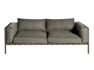NATAL ALU - 2 seater fabric sofa _ TRIBÙ
