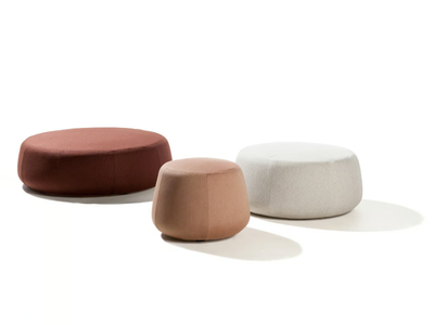 NOMAD - Round garden pouf _ TRIBÙ