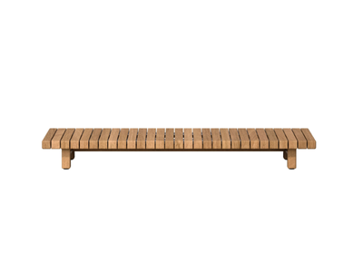VIS À VIS - Teak garden bench _ TRIBÙ