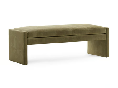 ANGLE - Upholstered velvet bench _ TRNK