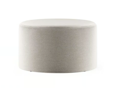 ARC - Upholstered round fabric pouf _ TRNK