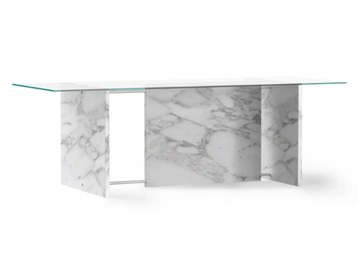 SEGMENT - Rectangular Calacatta marble table _ TRNK