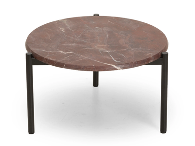 BLADE COFFEE - Low round marble coffee table _ True Design