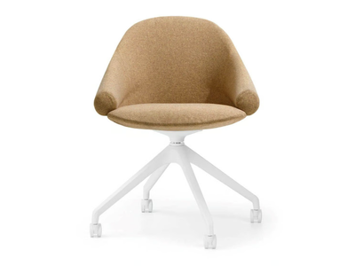 FENDER FD 4096R - Swivel fabric chair with castors _ True Design