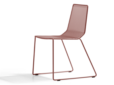 MARINA OUT MA 1M05 OUT - Stackable sled base steel garden chair _ True Design