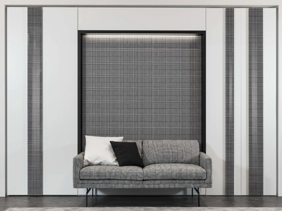 ALCOVA LIGHT - COMPOSITION 12 - Storage wall with fold-away bed _ TUMIDEI