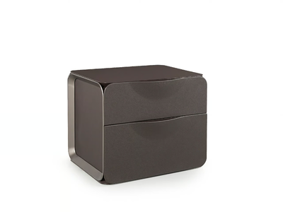 MILANO - Wooden bedside table with drawers _ Turri