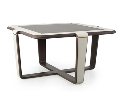 VINE - Square solid wood coffee table _ Turri