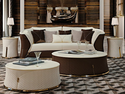 VOGUE - Leather leisure sofa _ Turri