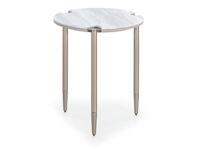 ZERO - Round marble coffee table _ Turri