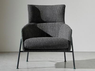 ADELE - Fabric armchair with armrests _ Twils